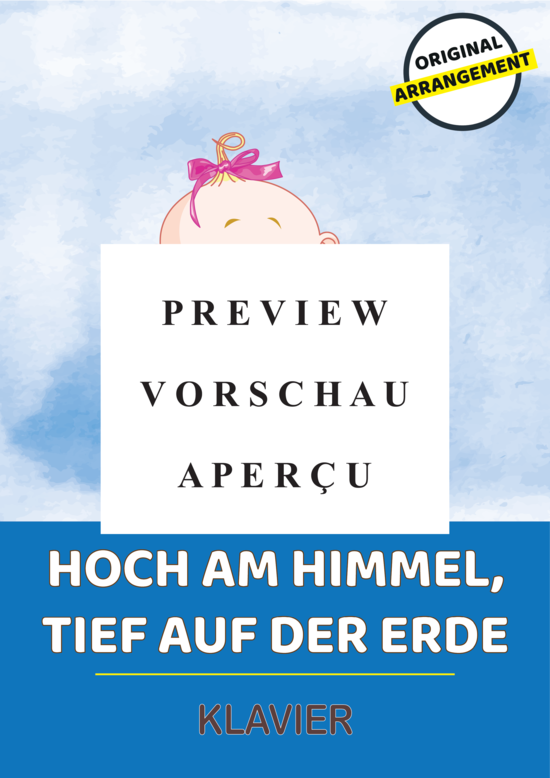 gallery: Hoch am Himmel, tief auf der Erde , , (Klavier Solo)