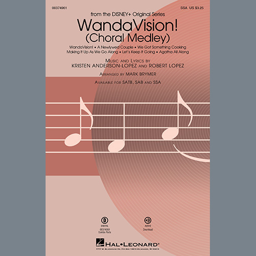 Produktbild zu: WandaVision! (Choral Medley) (arr. Mark Brymer)