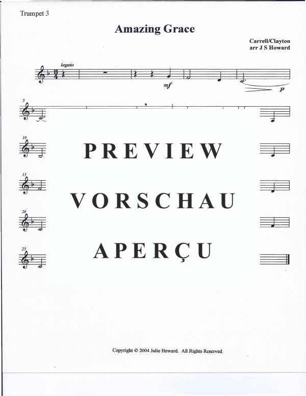 Produktgalerie: Seite 9 von 11 Amazing Grace, , Blechbläserensemble