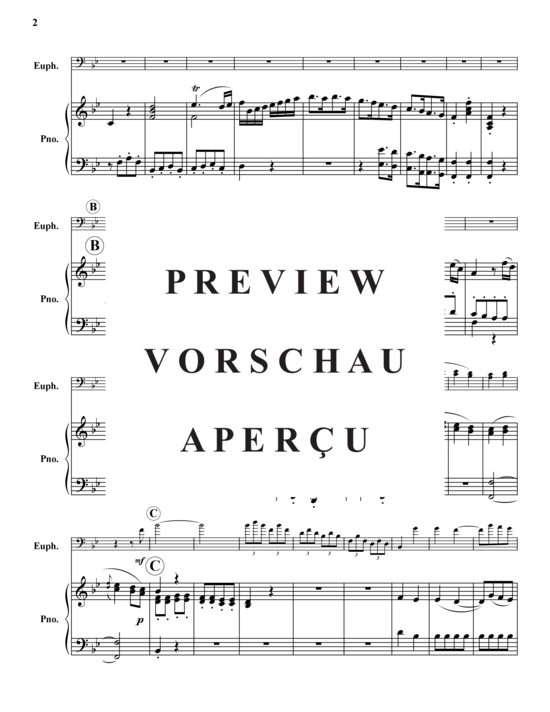 gallery: Presto aus Concerto in B , , (Bariton/Pos + Klavier)