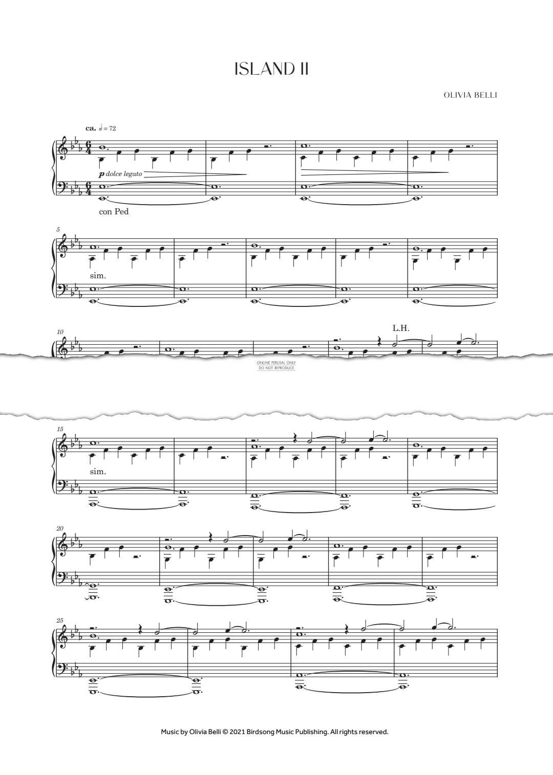Produktgalerie: Seite 1 von 1 Island II, Olivia Belli, Klavier
