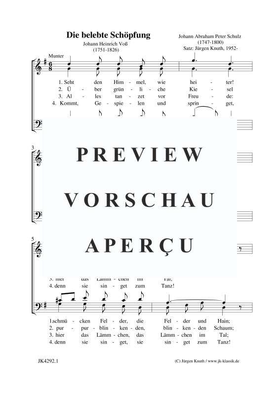 Produktgalerie: Seite 1 von 3 Die belebte Schöpfung, , Gemischter Chor
