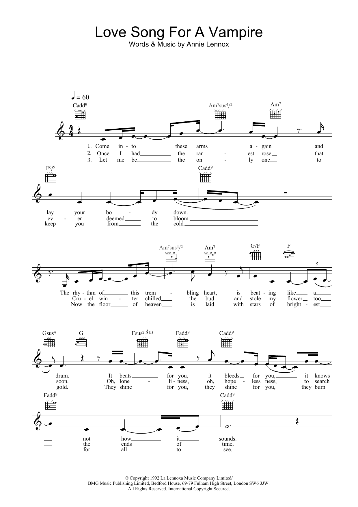 Product picture to: Love Song For A Vampire