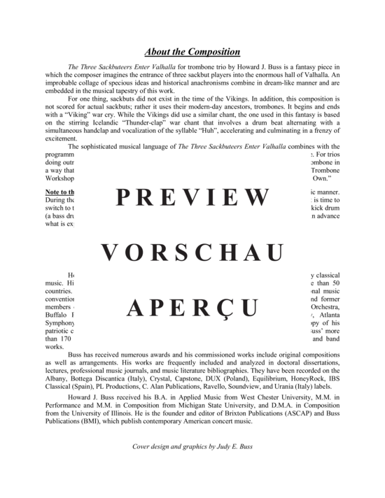 Product gallery: Page 3 of 21 Three Sackbuteers Enter Valhalla, The , , (Trombone trio)