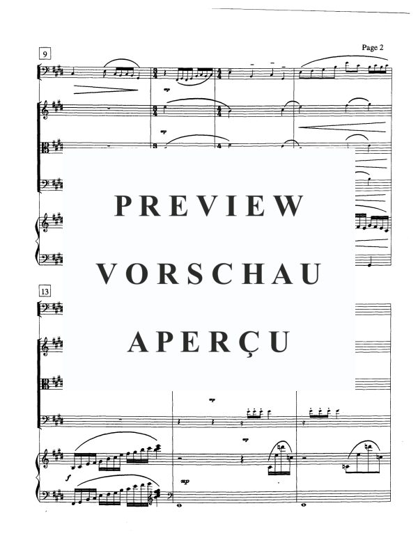 Produktgalerie: Seite 5 von 11 Concertino No. 1 - 4 Movements, , Gemischtes Ensemble Tuba, Violine, Viola, Violoncello und Klavier