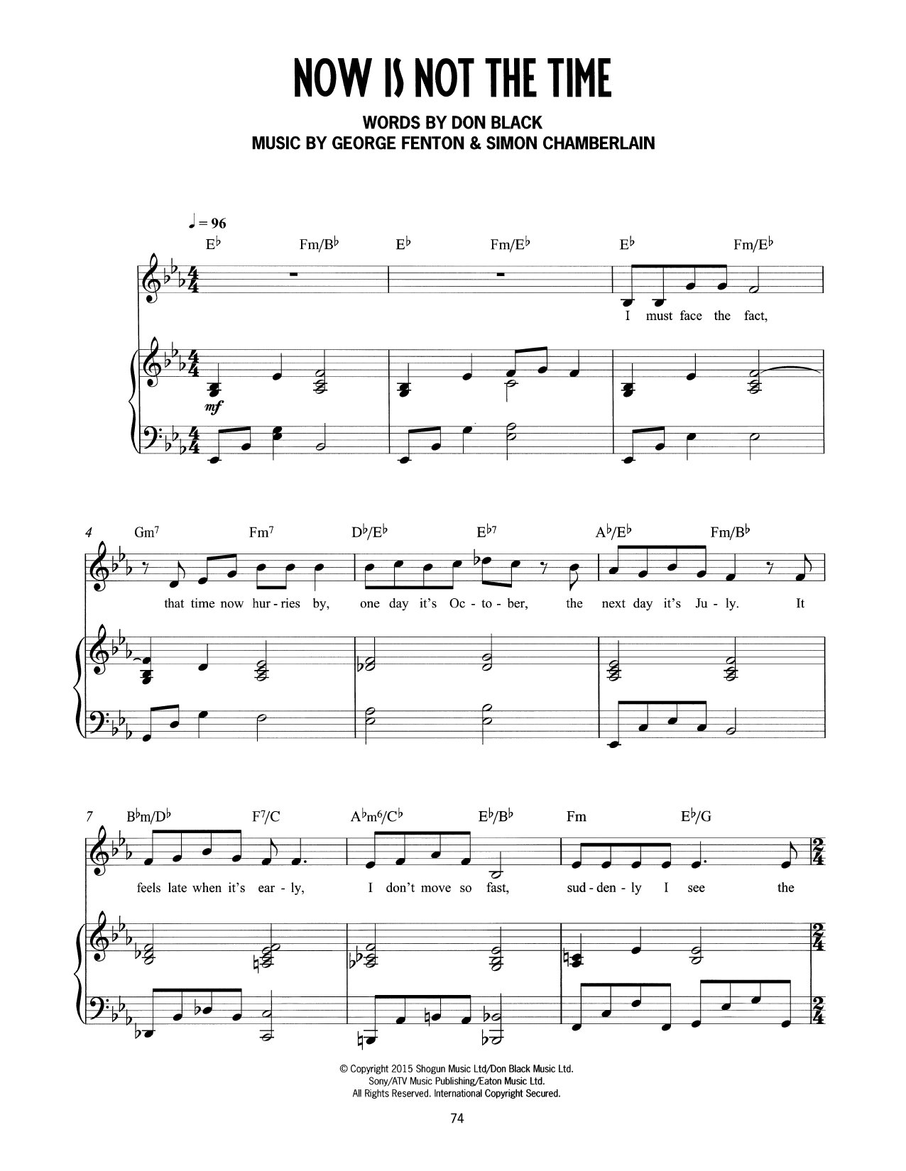 Produktbild zu: Now Is Not The Time (from Mrs Henderson Presents)