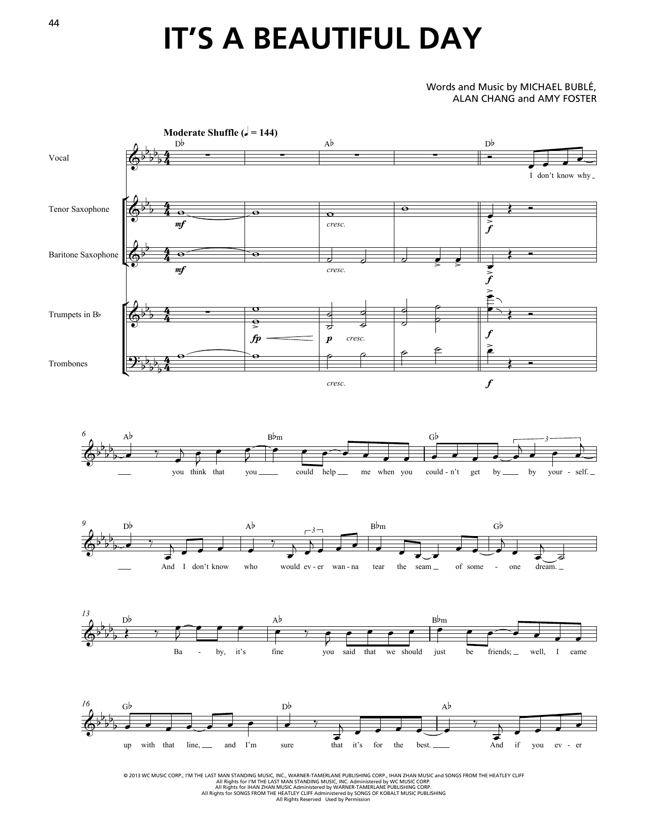 Product picture to: It's A Beautiful Day (Horn Section)