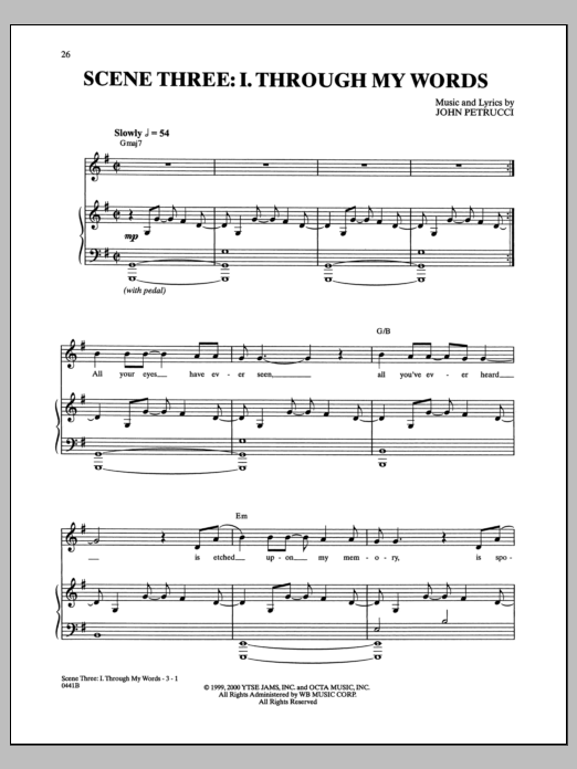 Produktbild zu: Scene Three: I. Through My Words