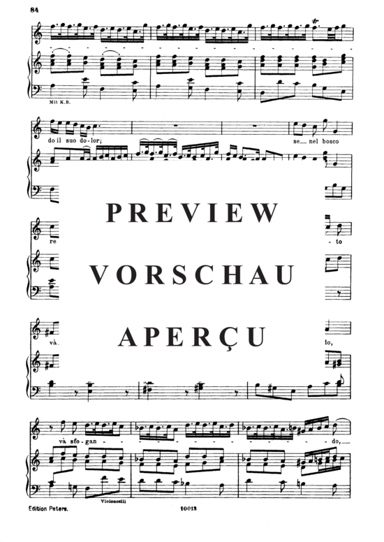 Product gallery: Page 4 of 6 Quel crudele di me pietà non sente, , Soprano Solo and Piano