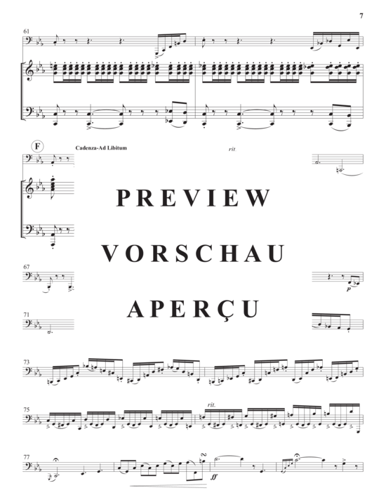 Product gallery: Page 9 of 21 Concerto for Tuba , , (tuba + piano)