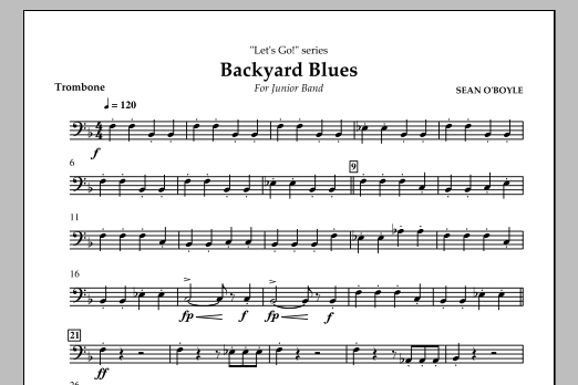 Produktbild zu:  Backyard Blues - Trombone - 