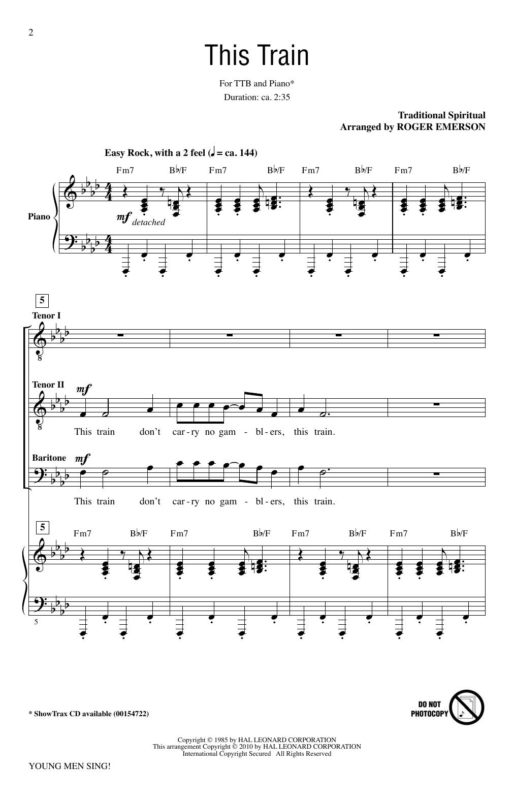 Product picture to: Young Men Sing (Collection)