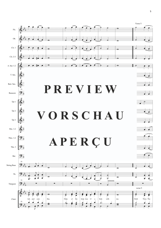 Produktgalerie: Seite 8 von 11 Abide with me, , Gemischter Chor und Concert Band