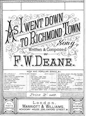 Produktbild zu: As I Went Down To Richmond Town