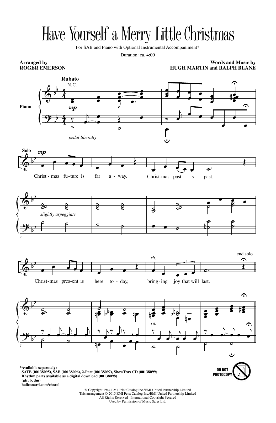 Produktbild zu: Have Yourself A Merry Little Christmas