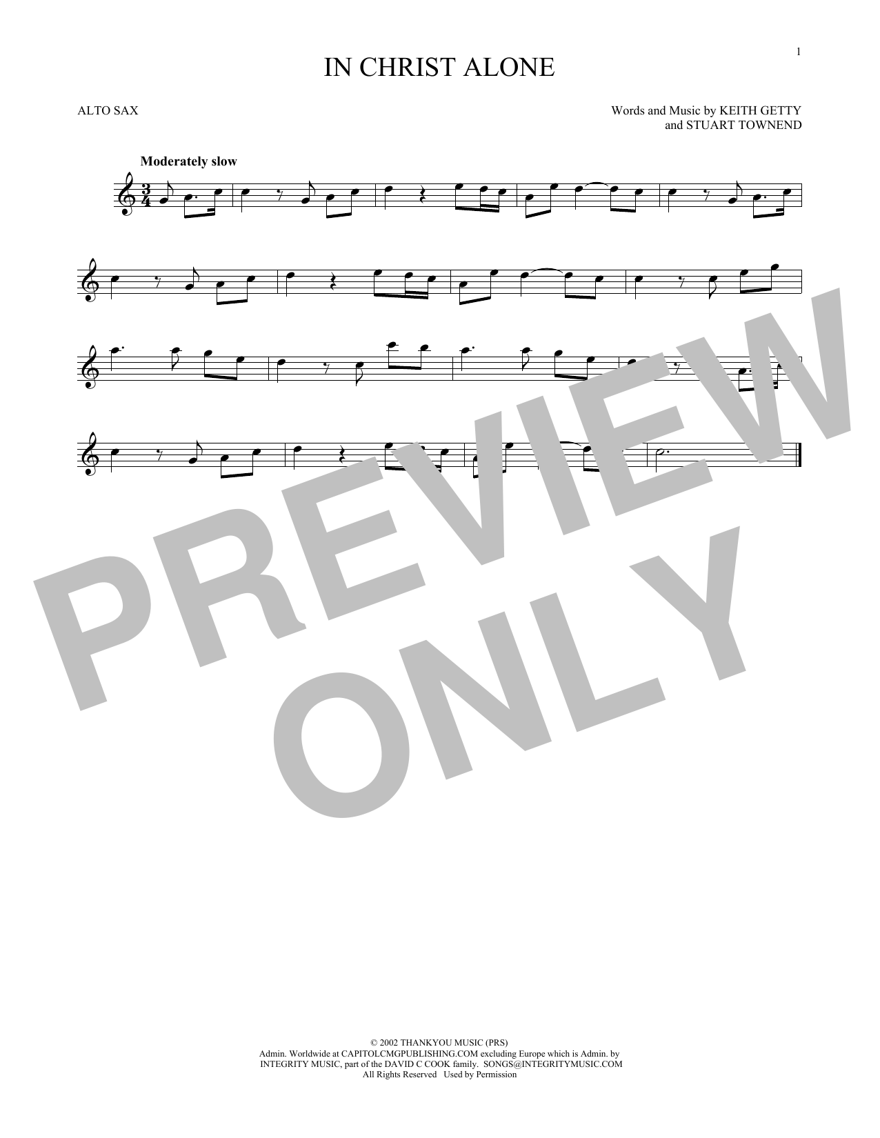 Product gallery: Page 1 of 1 In Christ Alone, Keith & Kristyn Getty