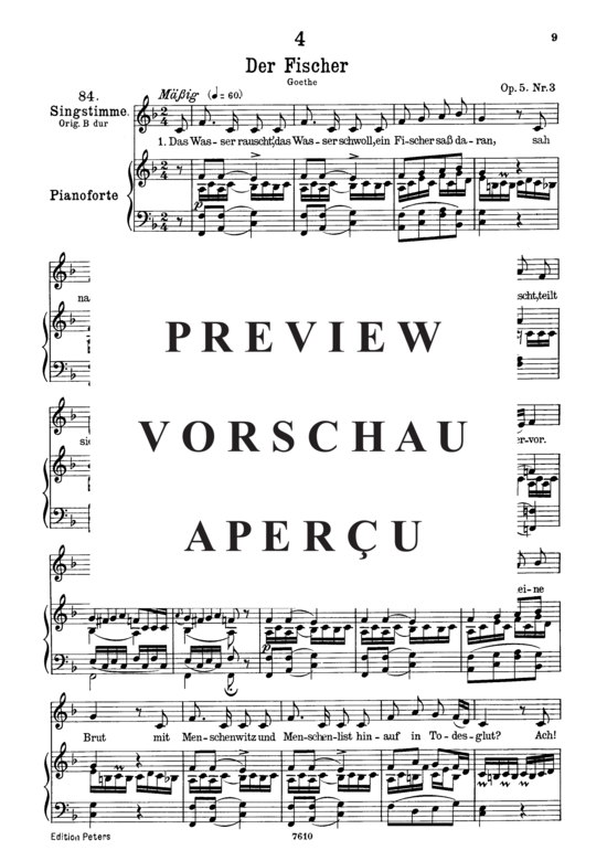 gallery: Der Fischer D.225 , , (Gesang tief + Klavier)