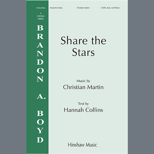 cover: Share The Stars, Christian Martin