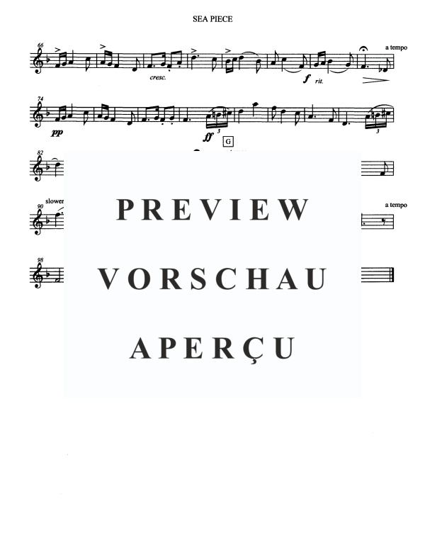 Produktgalerie: Seite 10 von 11 Sea Piece, , Blechbläserquartett