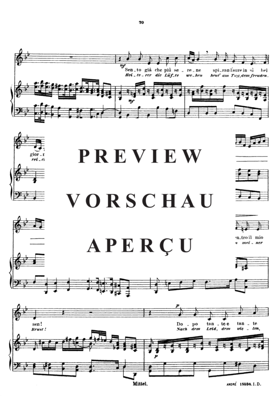 Product gallery: Page 3 of 8 Dopo tante e tante pene, Sieber Ferdinand, Medium Voice and Piano