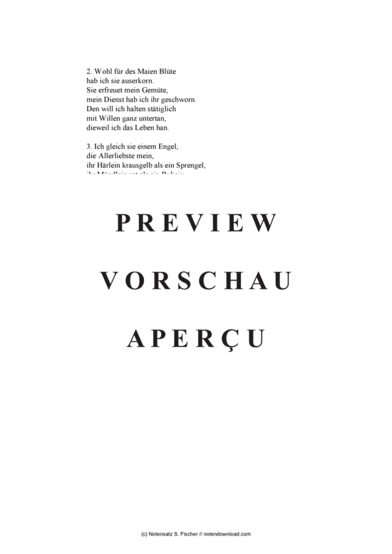 Produktgalerie: Seite 3 von 3 Gar lieblich hat sich gesellet , , Klavier und Gesang