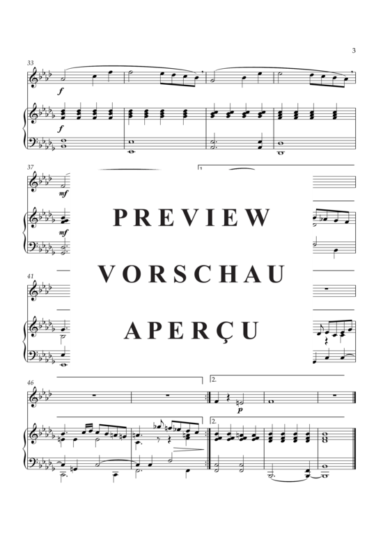 Produktgalerie: Seite 4 von 7 Ave Maria , , (Horn in F + Klavier)