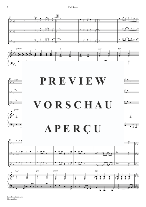 Produktgalerie: Seite 5 von 11 Ebony And Ivory, McCartney, Paul/Wonder, Stevie, (Posaunen Trio + Klavier)