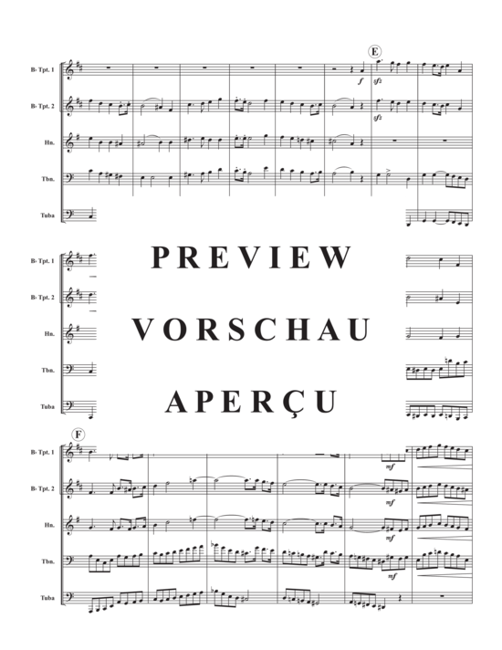 Produktgalerie: Seite 6 von 17 Volkslied , , (Blechbläser Quintett)