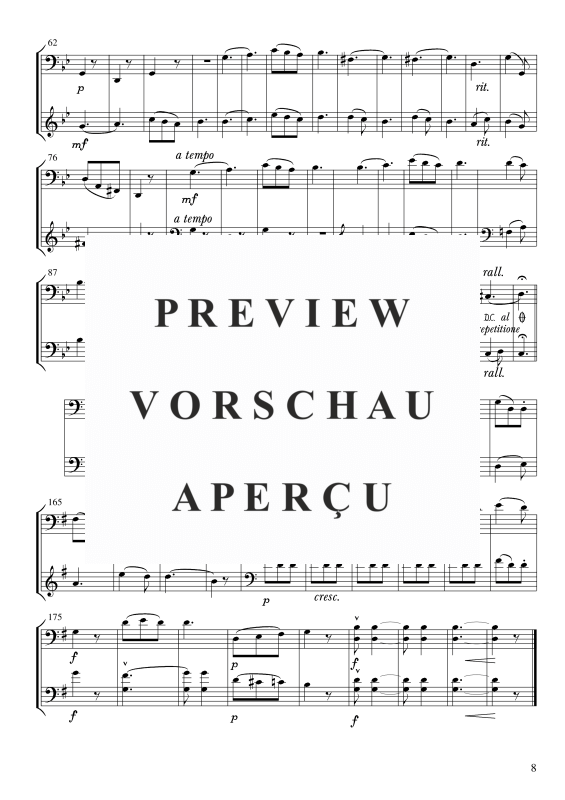 Produktgalerie: Seite 9 von 10 Duo Nr. 1 G-Dur Opus 50, , Cello und Kontrabass