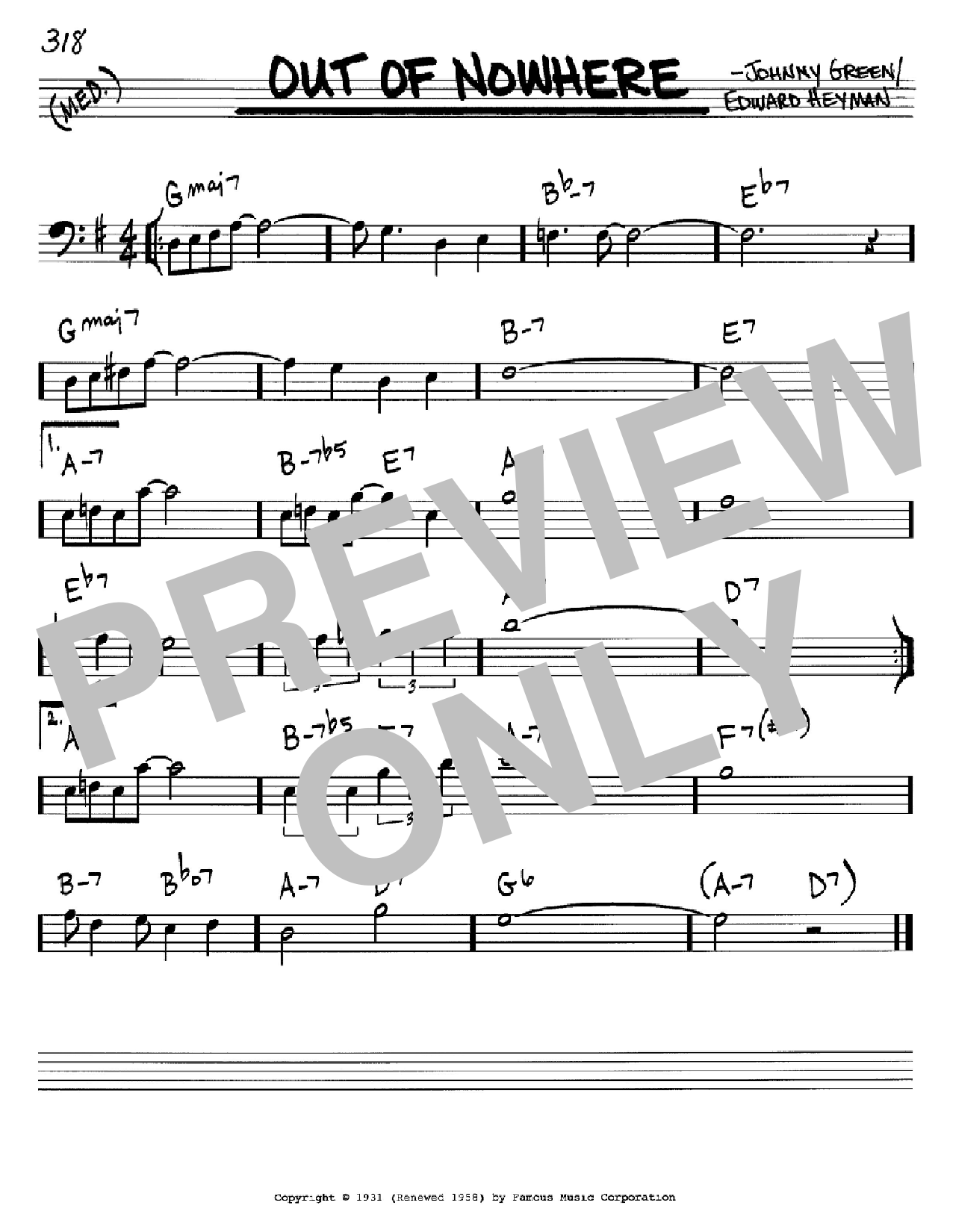 Produktbild zu: Out Of Nowhere