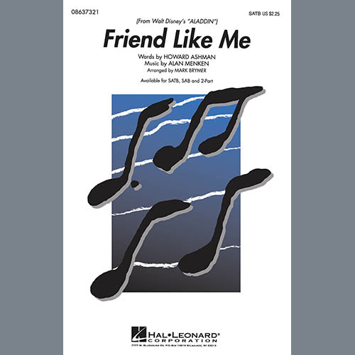 cover: Friend Like Me (from Aladdin) (arr. Mark Brymer), Alan Menken & Howard Ashman, Chor