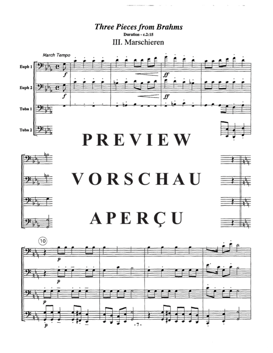 gallery: Three Pieces from Brahms , , (Tuba Quartett EETT)