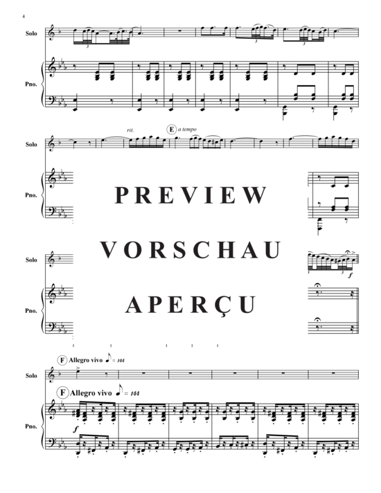 Produktgalerie: Seite 5 von 9 La Madrilena , , (Trompete + Klavier)