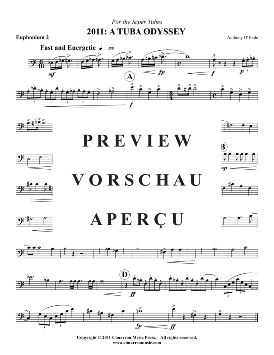 Product gallery: Page 7 of 10 A Space Odyssey , , (Tuba Quartet: 2x Baritone, 2xTuba)