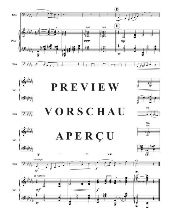 Product gallery: Page 4 of 6 Serenade , , (tuba + piano)