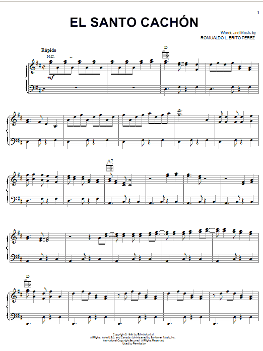 Produktgalerie: Seite 1 von 1 El Santo Cachon, Romualdo L. Brito Perez, Gesang, Gitarre, Klavier