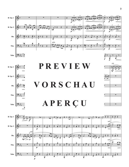 Produktgalerie: Seite 5 von 17 Valse Lente , , (Blechbläserquintett)