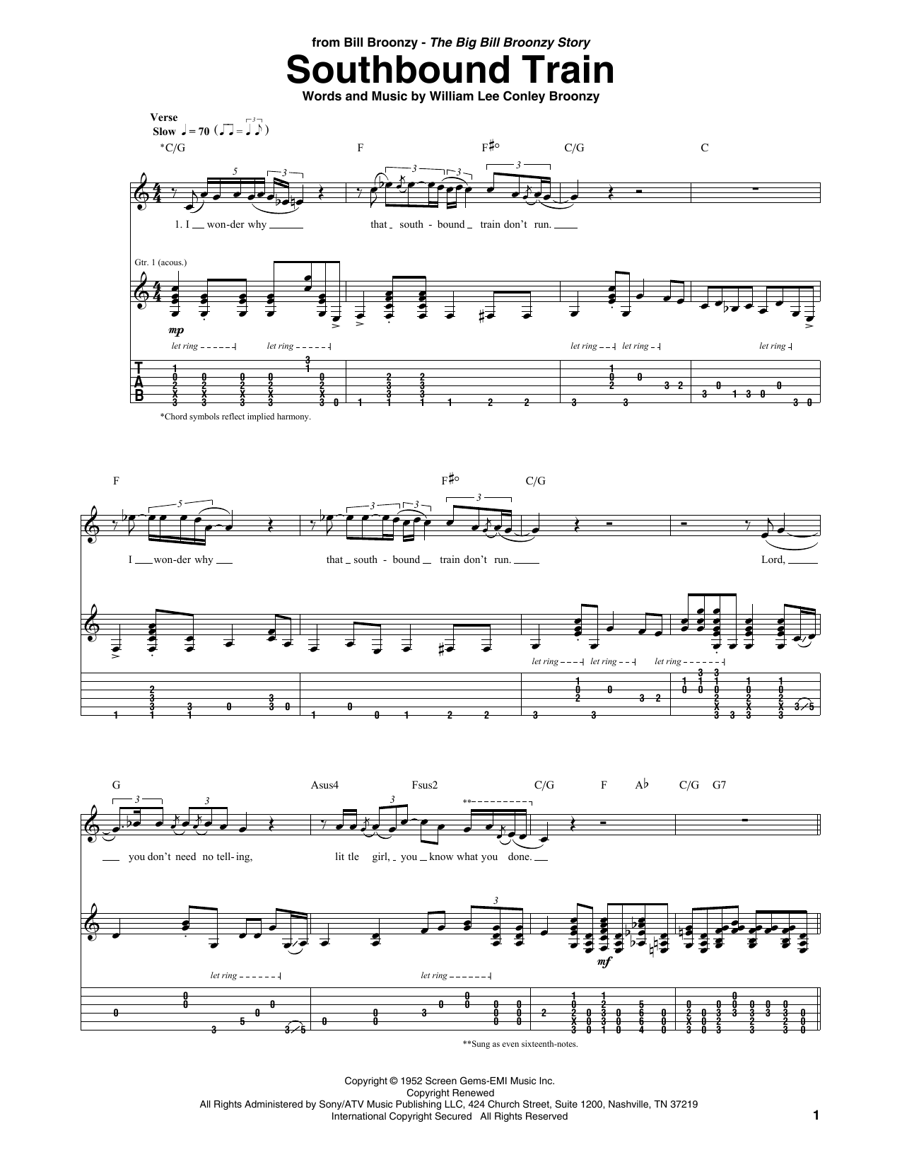 Produktbild zu: Southbound Train
