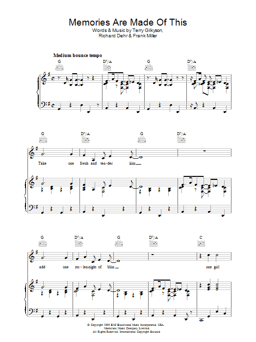Produktgalerie: Seite 1 von 1 Memories Are Made Of This, Terry Gilkyson, Gesang, Gitarre, Klavier
