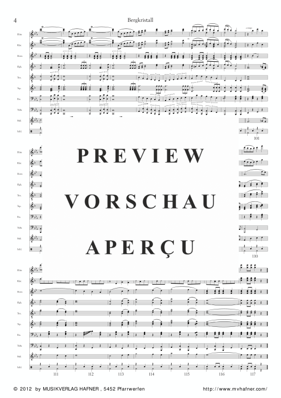 Product gallery: Page 9 of 11 Bergkristall, , (large wind orchestra)