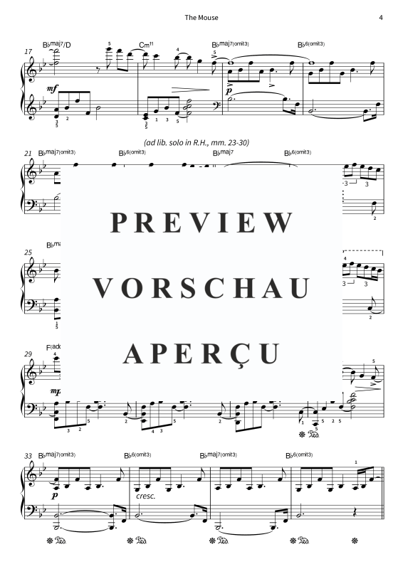 gallery: The Mouse, , Piano Solo