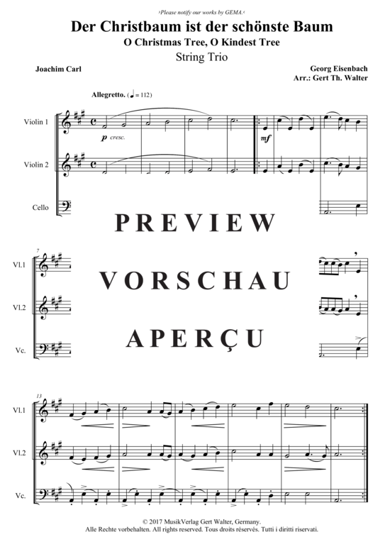 Produktbild zu: Der Christbaum ist der schönste Baum Georg Eisenbach