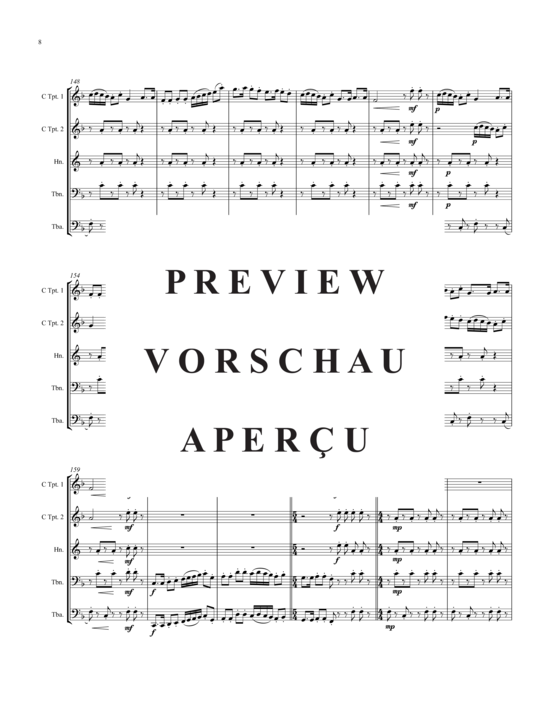 Produktgalerie: Seite 9 von 21 Carnival , , (Blechbläserquintett + Alternativ-St.)