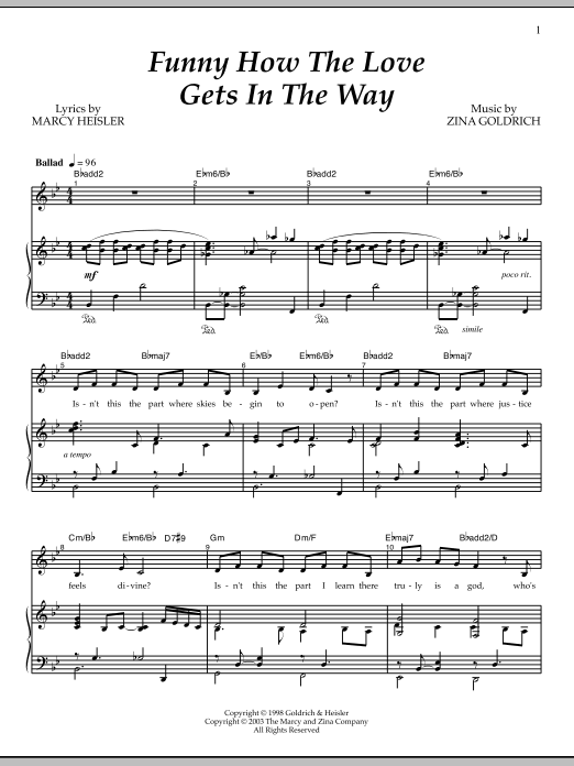 Produktbild zu: Funny How The Love Gets In The Way