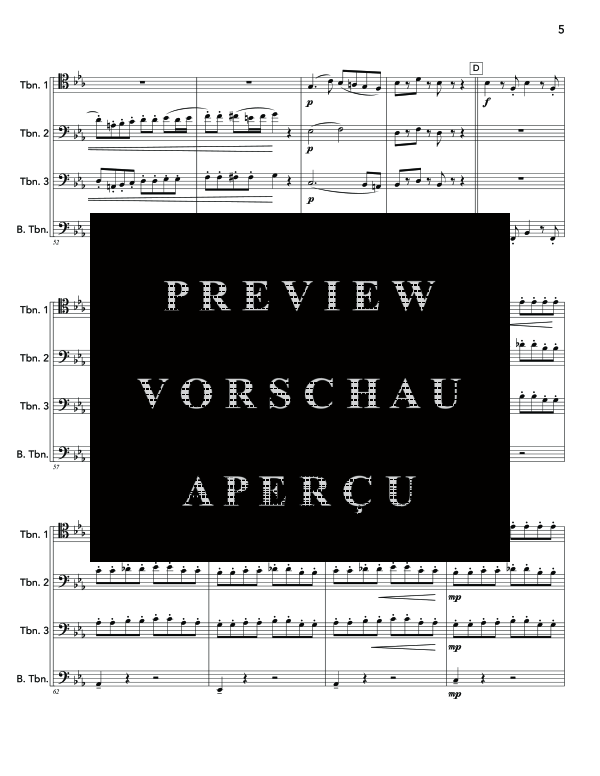 Product gallery: Page 9 of 11 Serenade from Eine Kleine Nachtmusik, , (Trombone quartet)