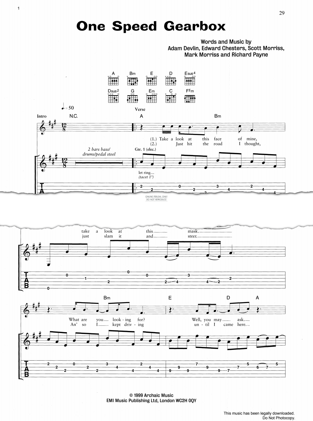 gallery: The One Speed Gearbox, The Bluetones