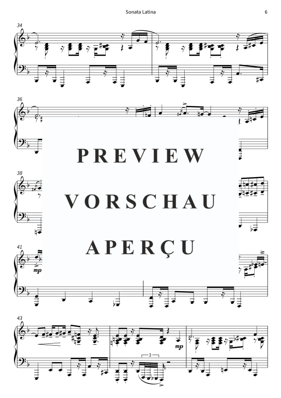 gallery: Sonata Latina - inspiriert durch Klaviersonate Nr. 17 d-Moll, op. 31 Nr. 2 ´Sturm´, 3. Satz, , Klavier Solo