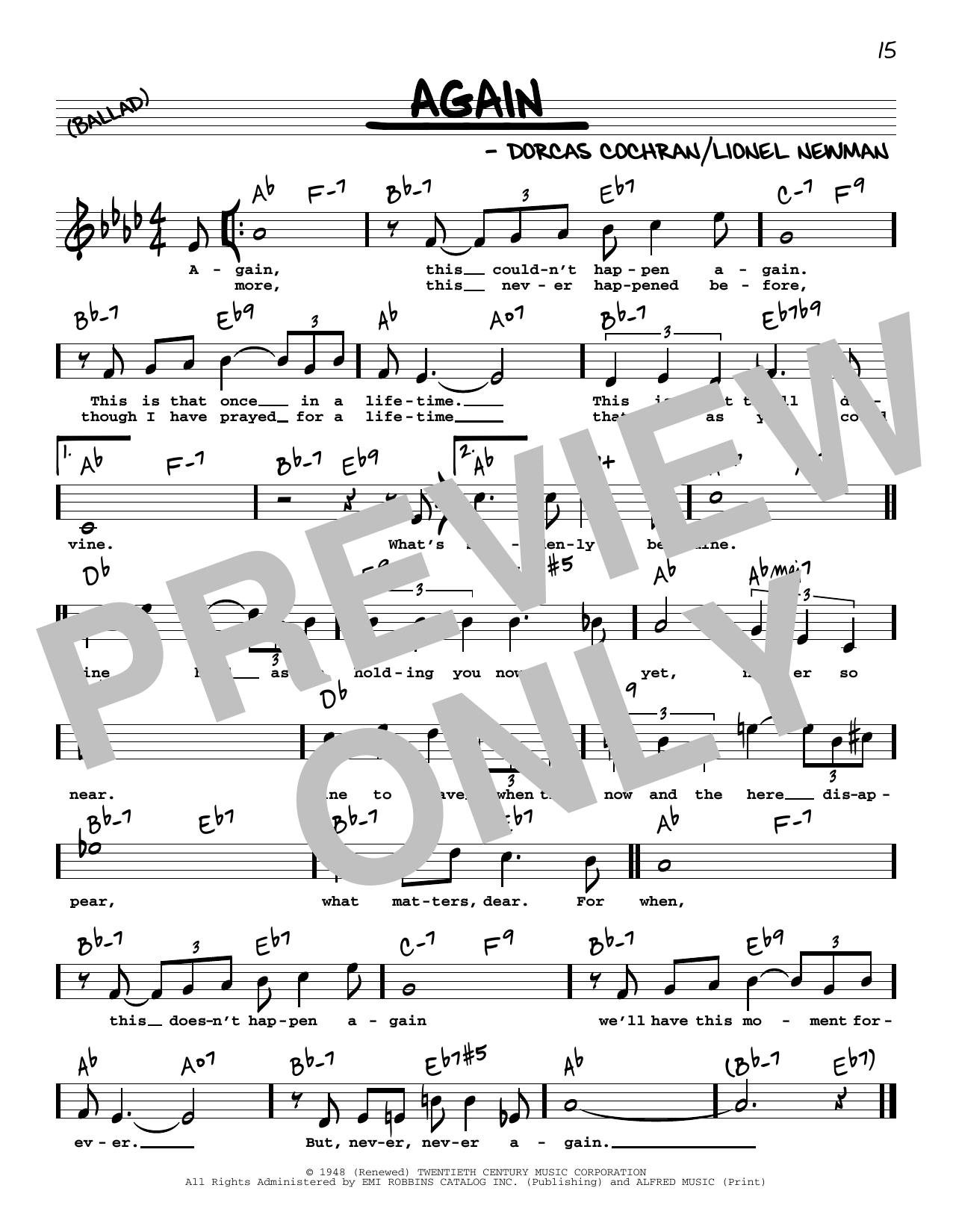 Produktbild zu: Again (High Voice)