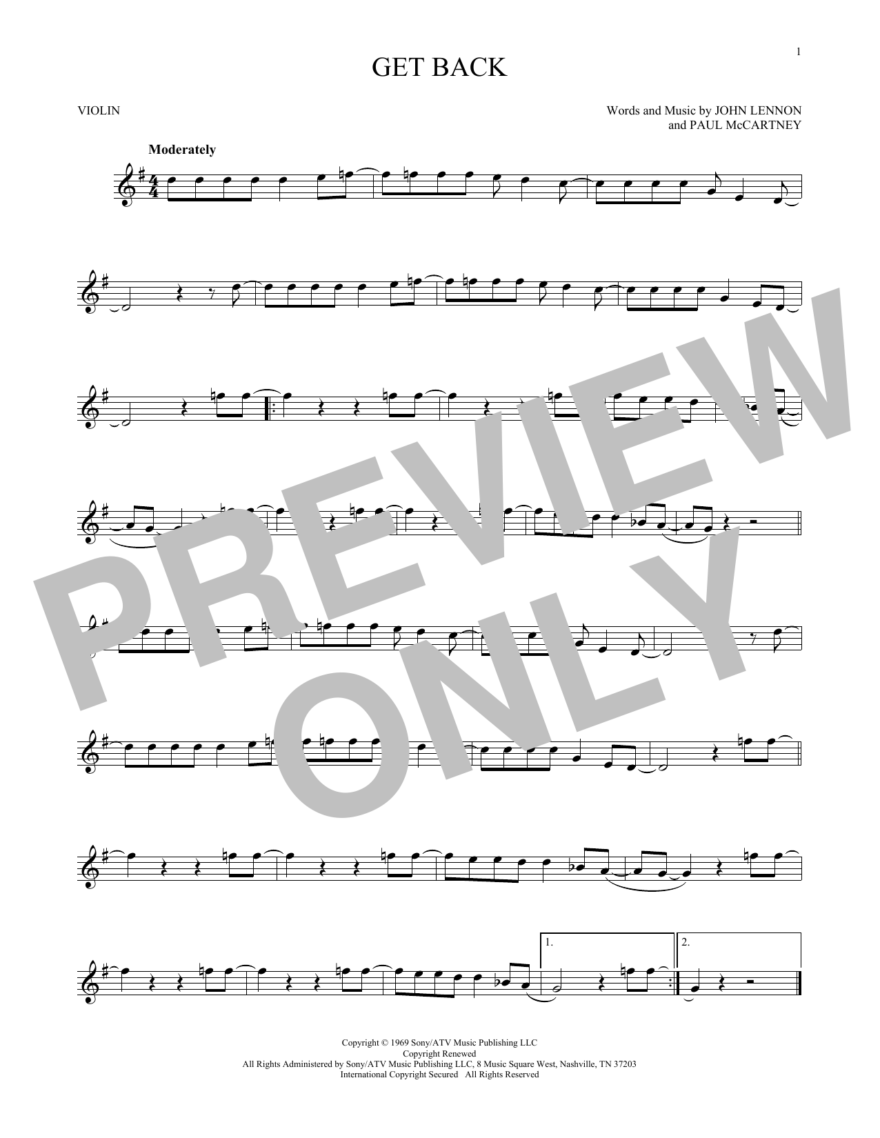 Product gallery: Page 1 of 1 Get Back, The Beatles
