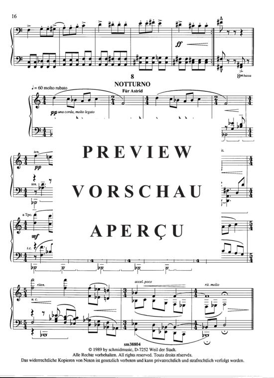 Product gallery: Page 19 of 21 Neun Nostalgien , , Piano Solo